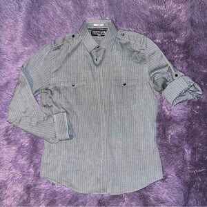 Express Fitted Buttoned Shirt
